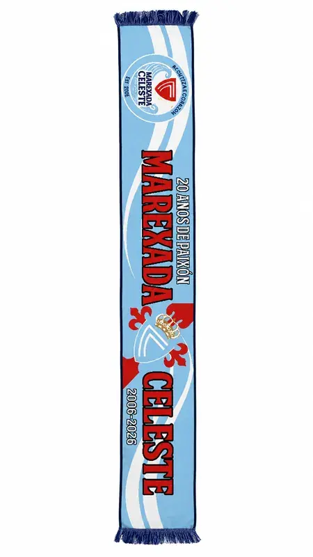 Bufanda celeste da Marexada Celeste, tempada 26-27